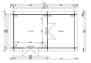 De Hoeve Tuinkamer Baexem 44  6.8 x 4.1 m