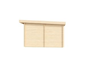 De Hoeve 3-kamer houten hut Ritthem 44 | 6,3 m x 4,1 m