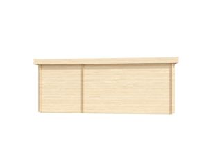 De Hoeve 3-kamer houten hut Ritthem 44 | 6,3 m x 4,1 m