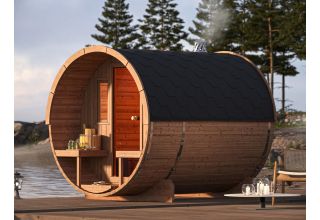 De Hoeve VAT SAUNA Frey | Ø 200 cm x 250 cm