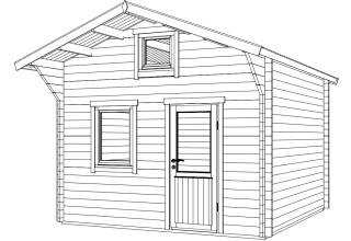 De Hoeve Tuinhuis Leusden 70 B | 368cm x 398cm 