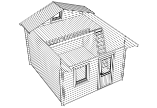 De Hoeve Tuinhuis Leusden 70 B | 368cm x 398cm 