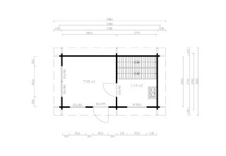 De Hoeve Modern Saunahuis Ommen 70 | 6 x 3,6 m