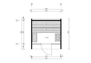 De Hoeve box sauna Meijel|255 x 255cm
