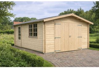 De Hoeve Houten Garage Pjotr 70 B | 580cm x 382cm