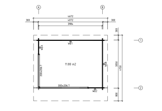 De Hoeve tuinkamer Maarn 44 A | 4,6 x 4,1 m