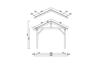 De Hoeve Carport Maassluis | 5,1 x 3,6 m