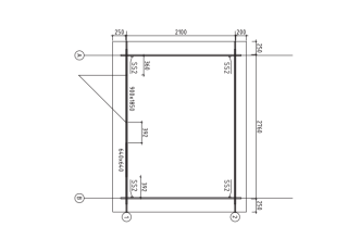De Hoeve tuinhuis Schipluiden 2B | 2,1 x 2,7 m
