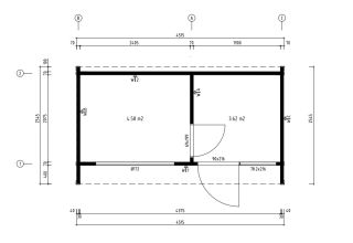 De Hoeve Tuinkantoor Den Haag 70 M (blank) | 452cm x 222cm