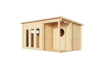 De Hoeve Saunacabine Model Jelling 70 | 5,6 x 3,9 m