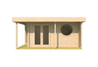 De Hoeve Tuinsauna Rygge 70 | 545cm x 342cm