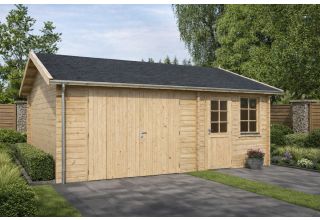 De Hoeve Houten garage Pelle 70A | 578cm x 480cm