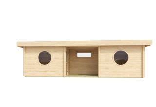De Hoeve Saunacabine met loungeruimte Den Bommel 70 | 9,1 x 2,8 m