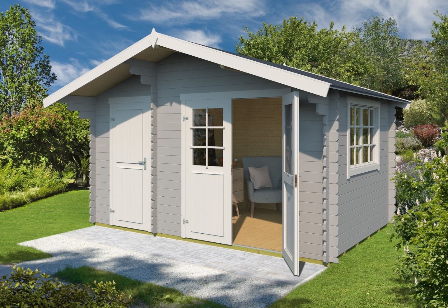 Lasita Maja Blokhut Keila 28 Lightgrey