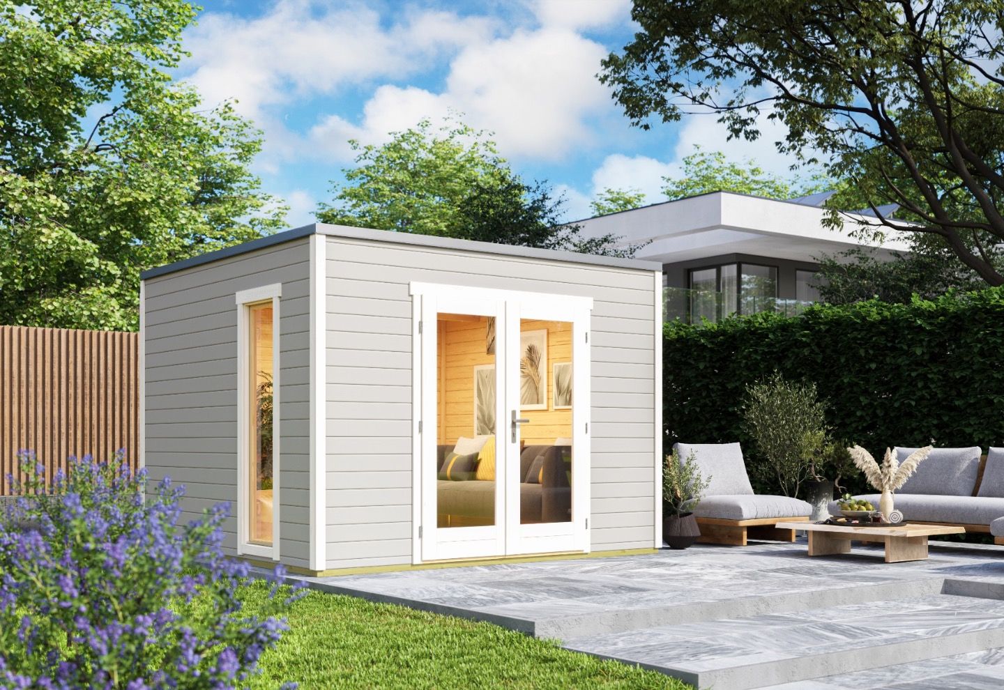 Lasita Maja Tuinhuis Palermo 1 Lightgrey
