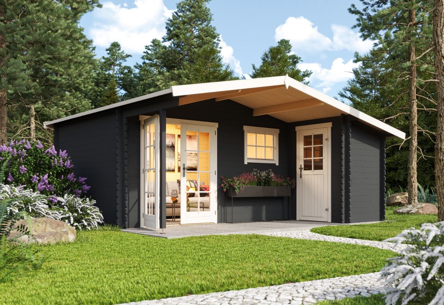 Lasita Maja Tuinhuis Little Rock Carbongrey