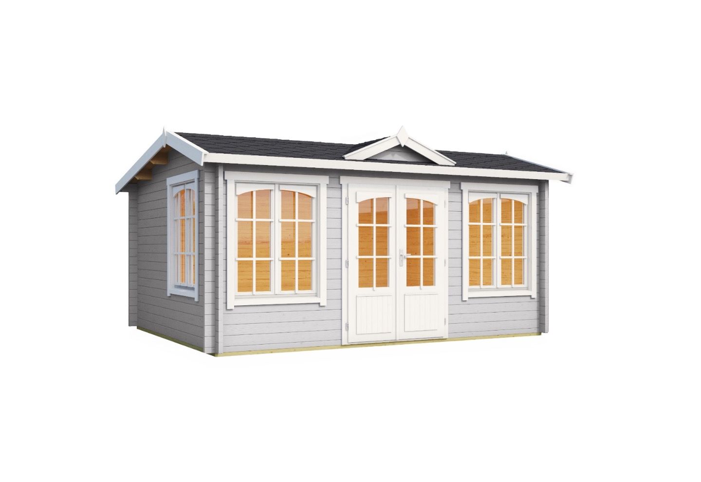 Lasita Maja Blokhut Windsor 44 Lightgrey
