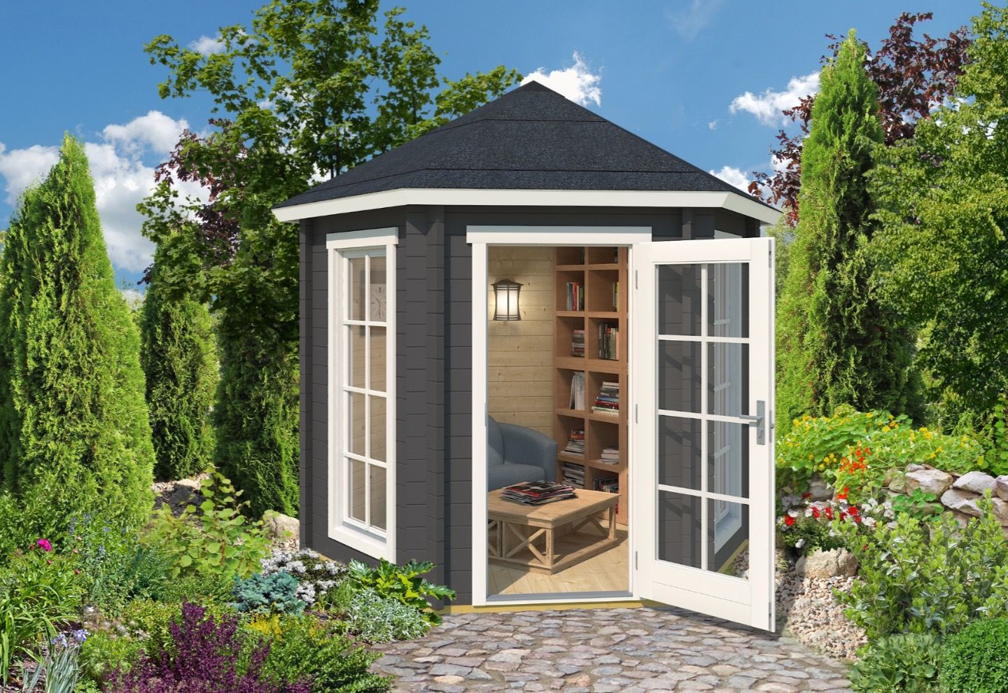 Lasita Maja Tuinhuis Inverness 44 Carbongrey