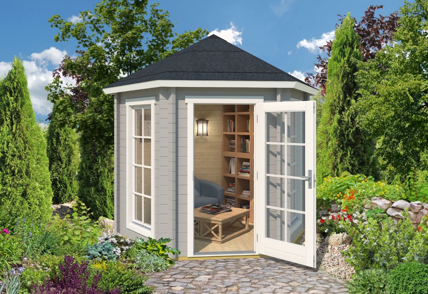 Lasita Maja Tuinhuis Inverness 44 Lightgrey