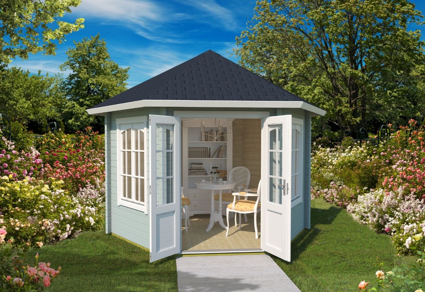 Lasita Maja Tuinhuis Rivera 44 Glaciergreen