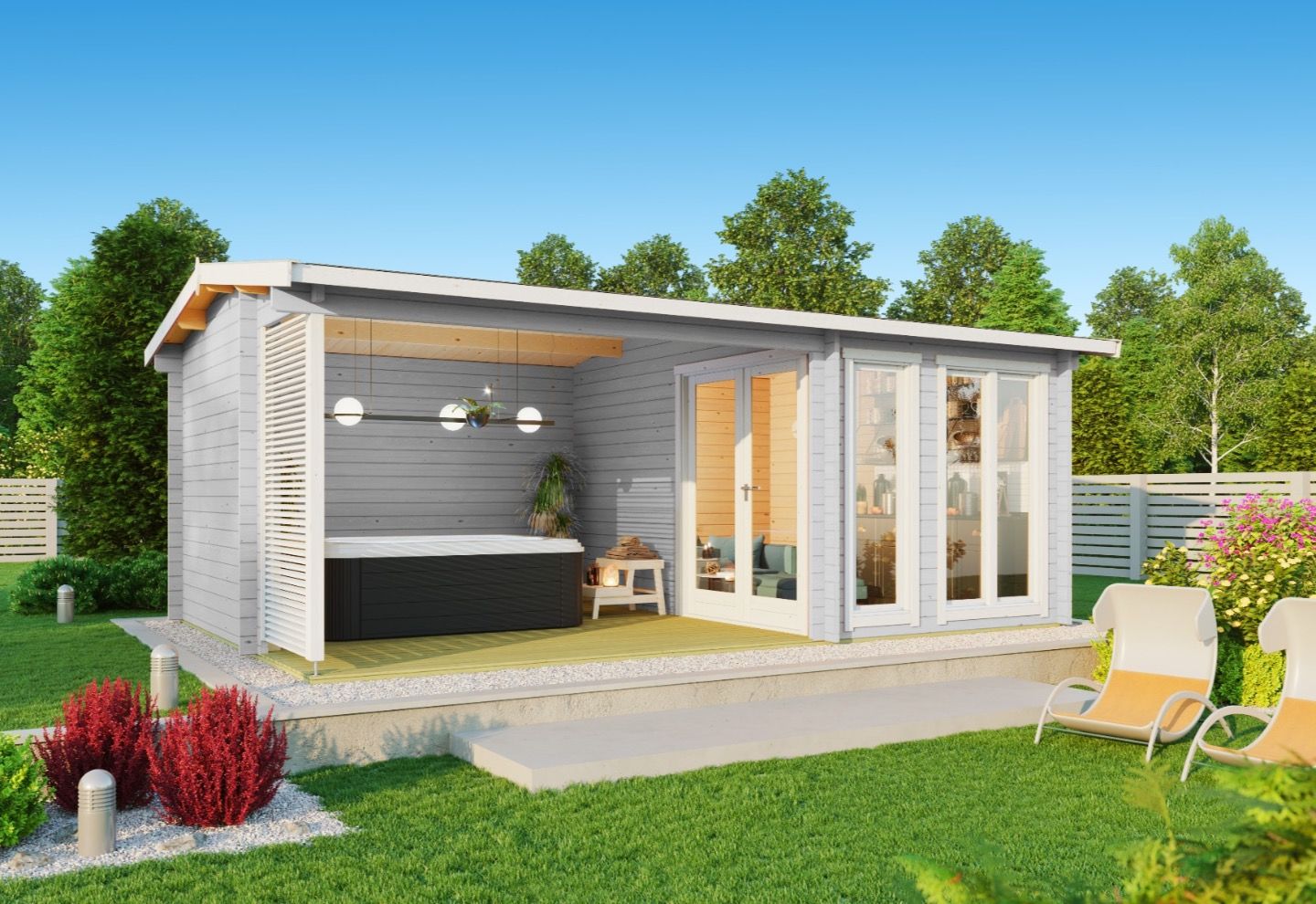 Lasita Maja Blokhut Torquay 44 Lightgrey