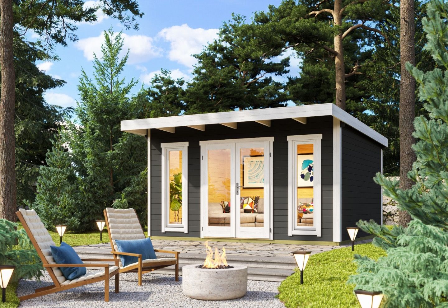 Lasita Maja Tuinhuis Sicily 1 Carbongrey
