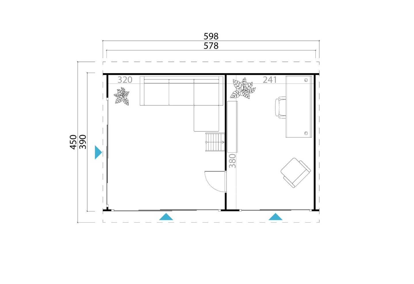 Lasita Maja Tuinhuis Murano 3 Lightgrey