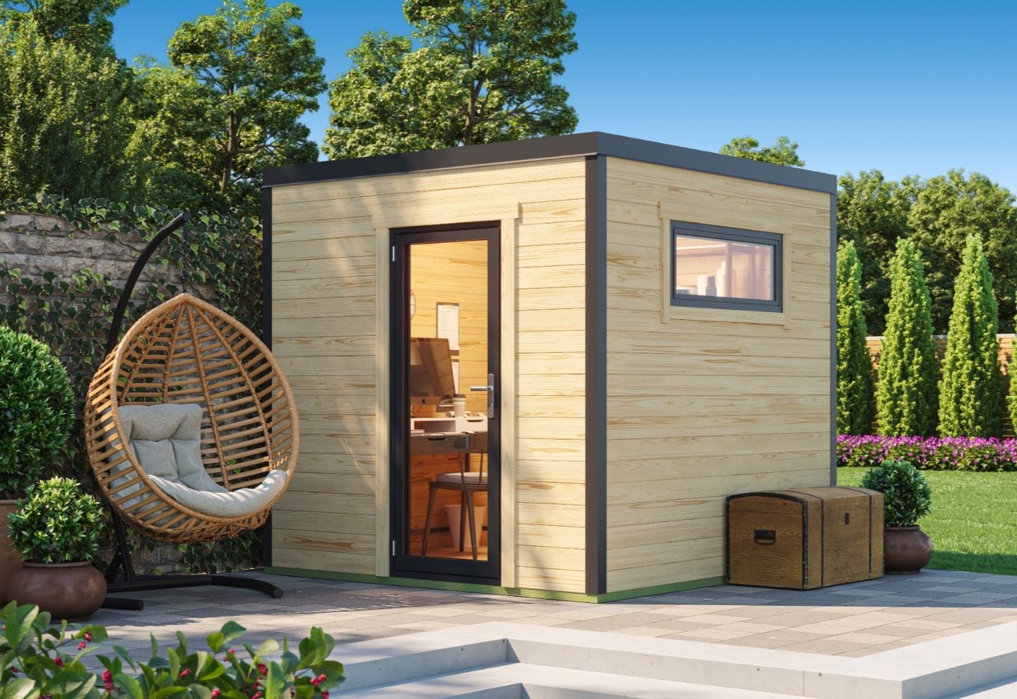 Lasita Maja Tuinhuis Sardinia 1 onbehandeld