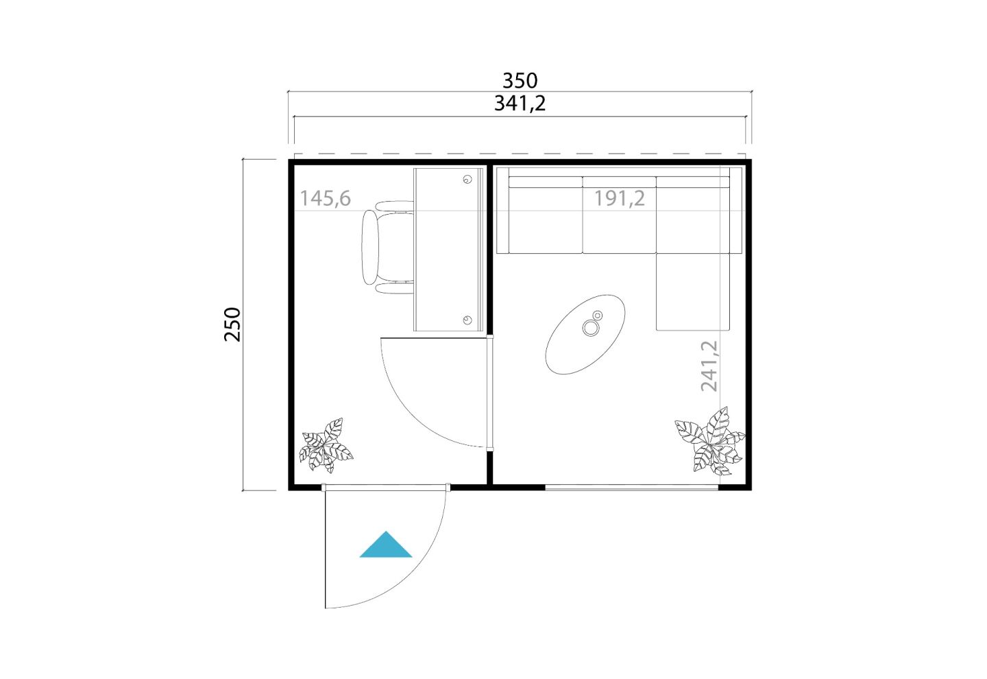Lasita Maja Tuinhuis Sardinia 2 Carbongrey