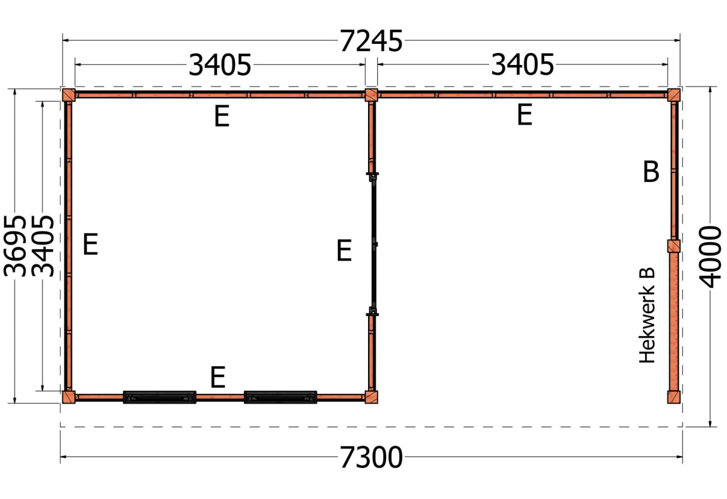 Trendhout Buitenverblijf Refter XL 52.0222