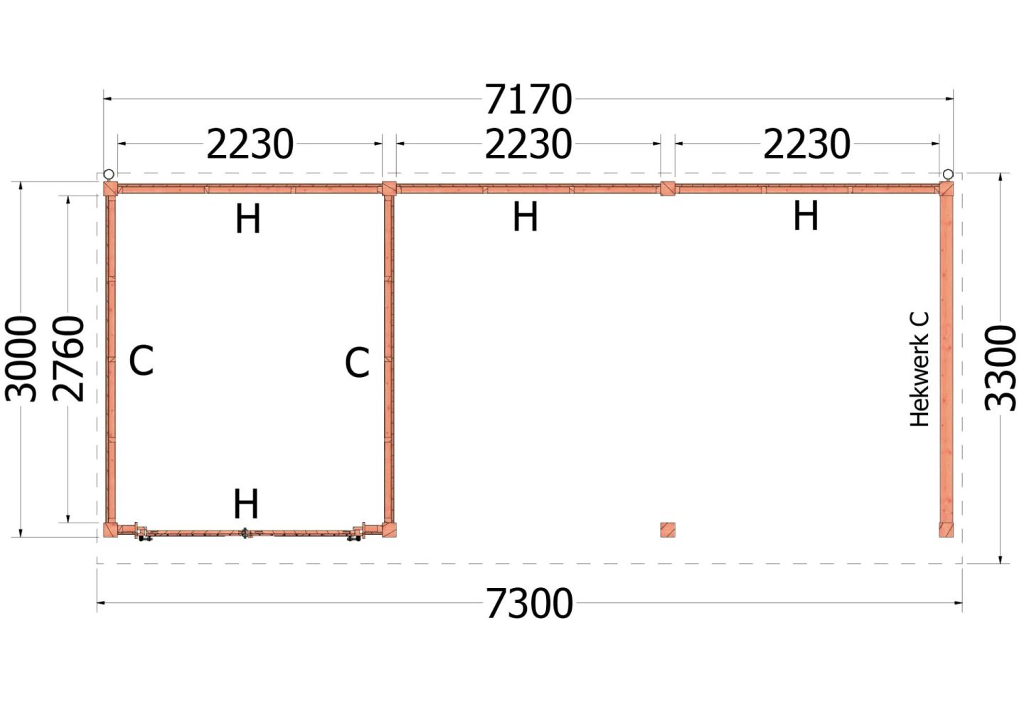 Trendhout Buitenverblijf Casa 52.1027