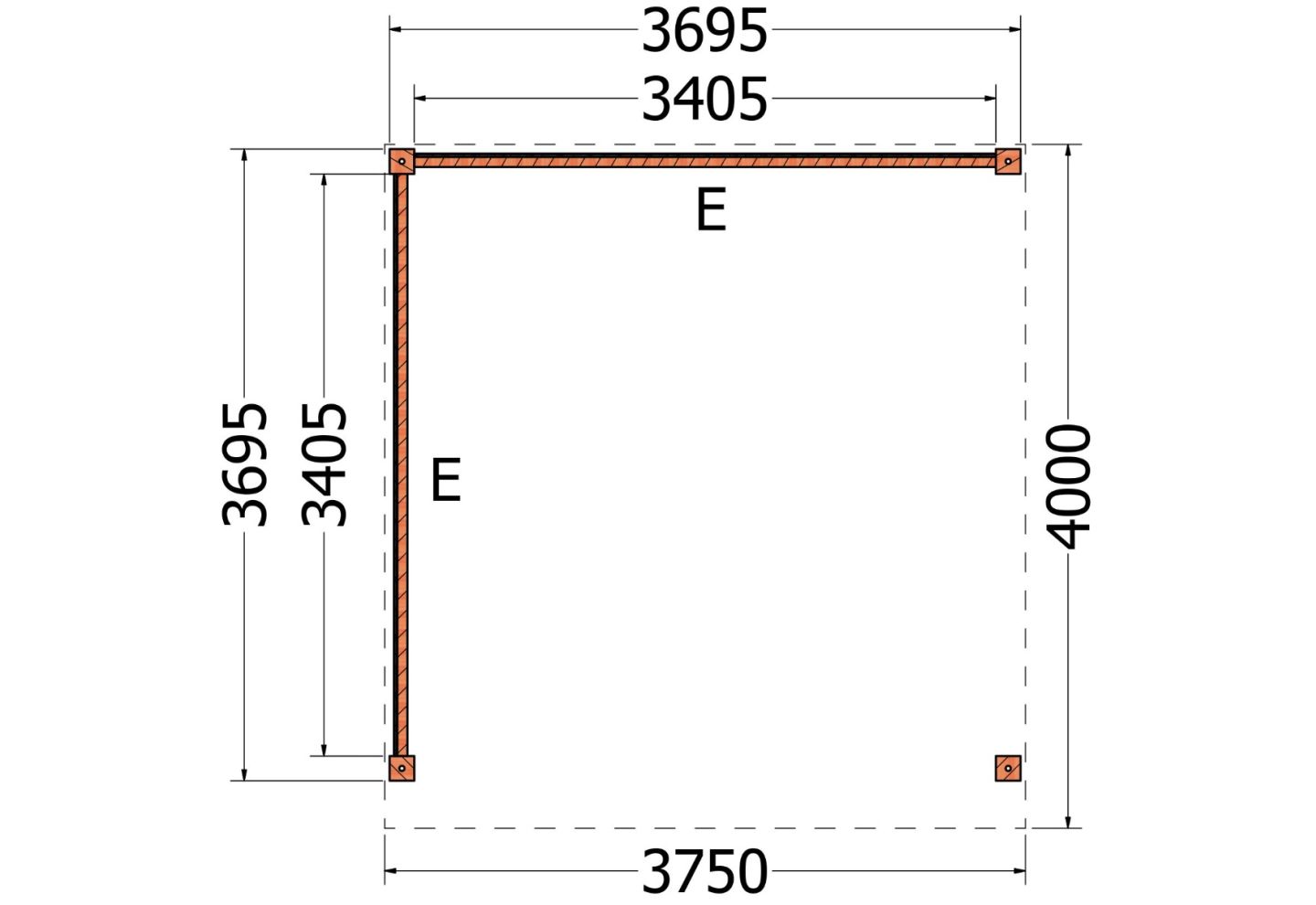 Trendhout Buitenverblijf Refter XL 52.1043