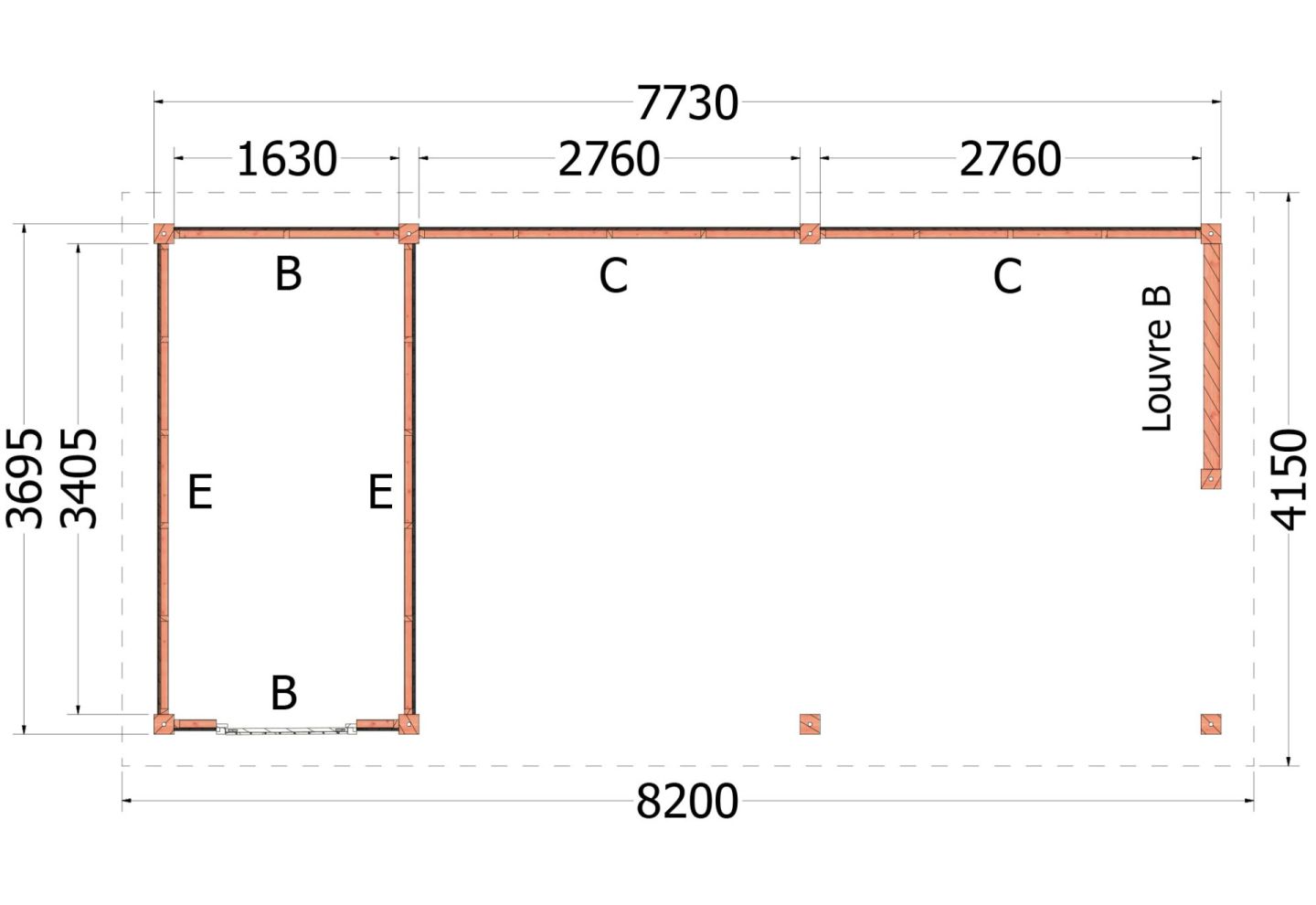 Trendhout Buitenverblijf Siena 52.1095