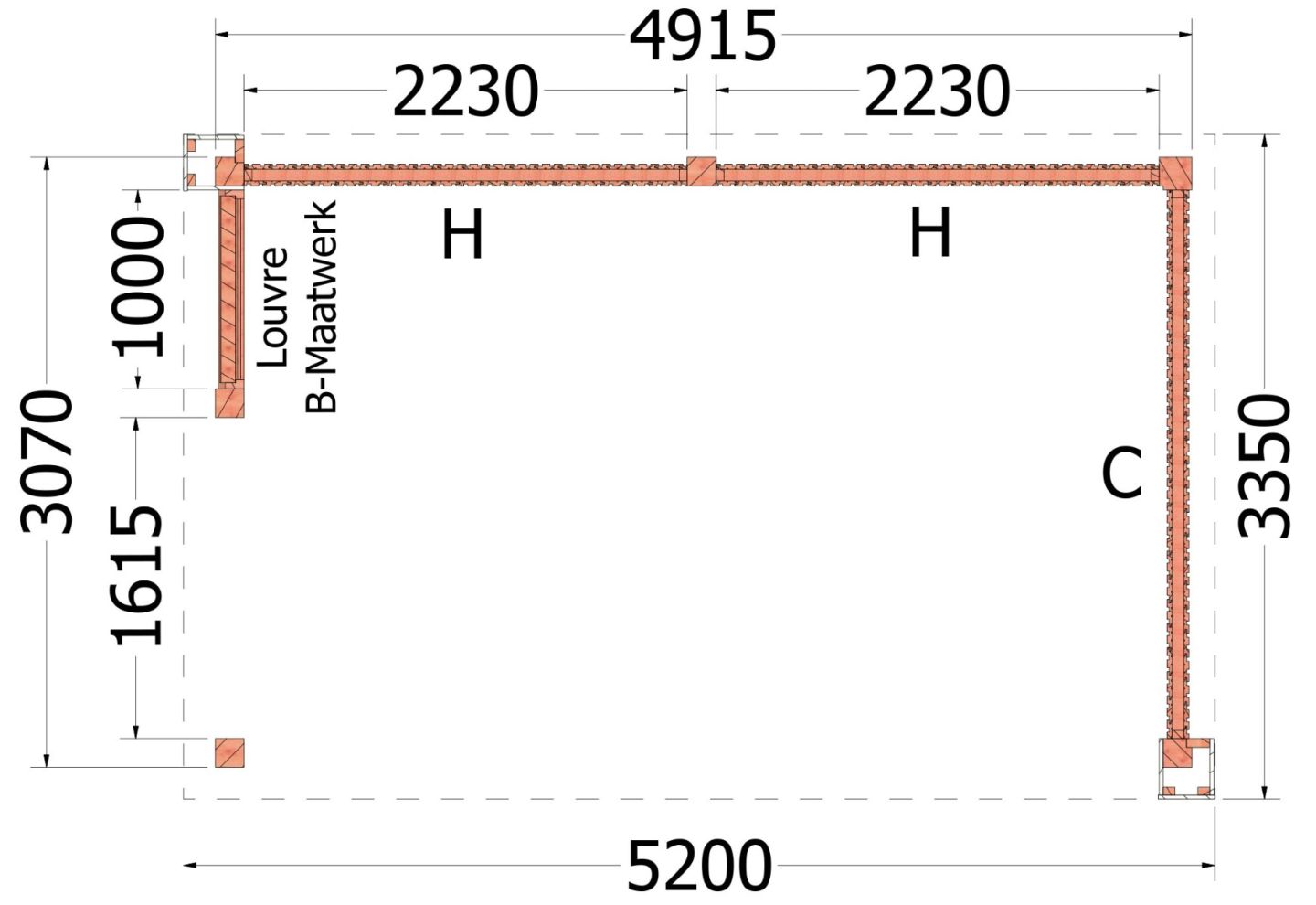 Trendhout Buitenverblijf Verona (Rechts) 52.1120