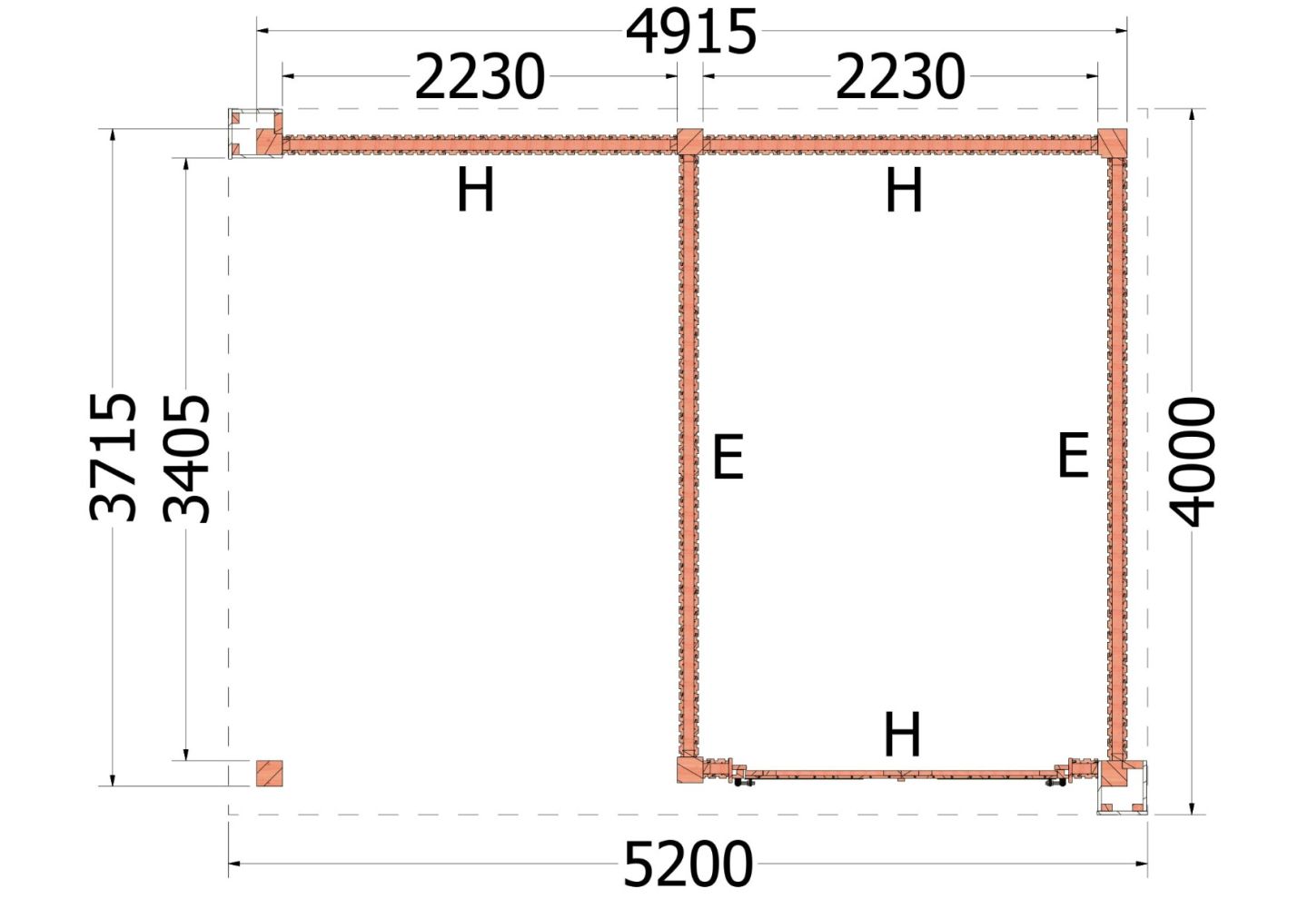 Trendhout Buitenverblijf Verona (Rechts) 52.1121