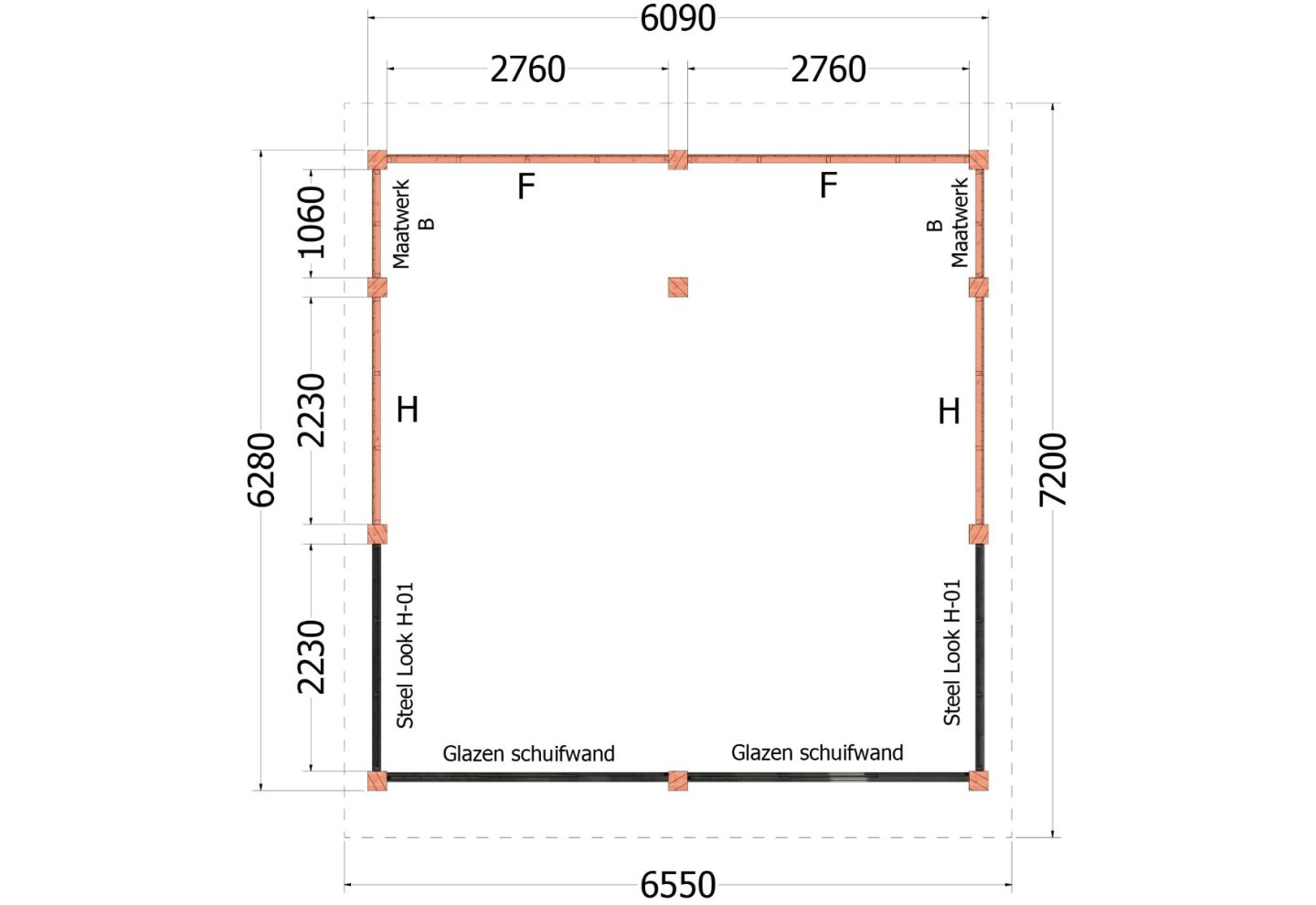 Trendhout Kapschuur De Hofstee XXL 52.1229