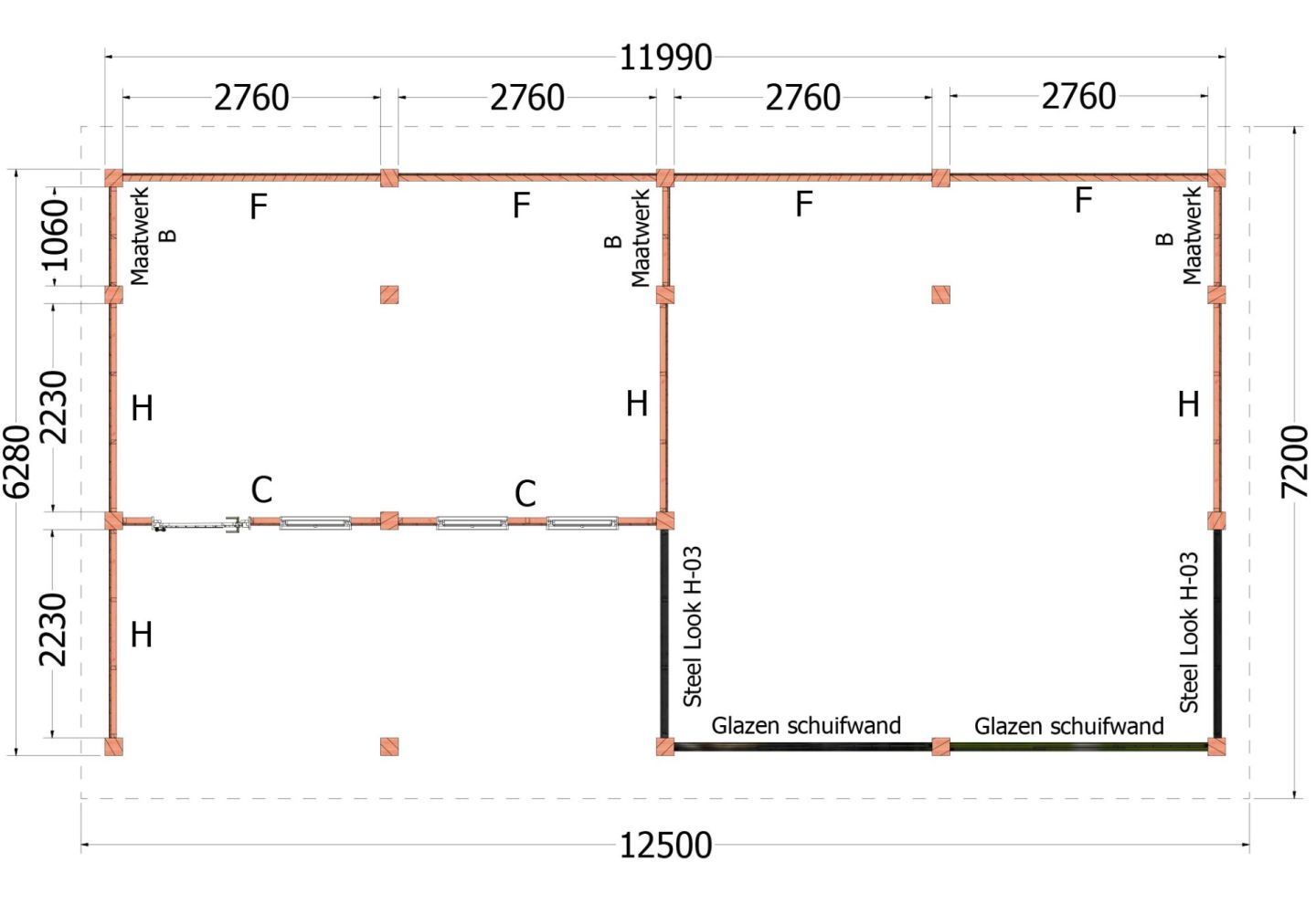 Trendhout Kapschuur De Hofstee XXL 52.1235