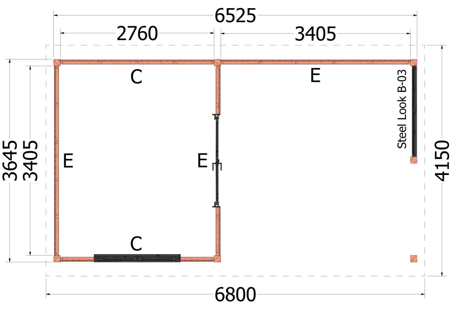 Trendhout Zadeldak Betula 52.1247