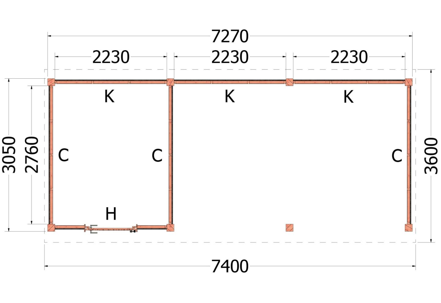 Trendhout Kapschuur De Stee 52.1833
