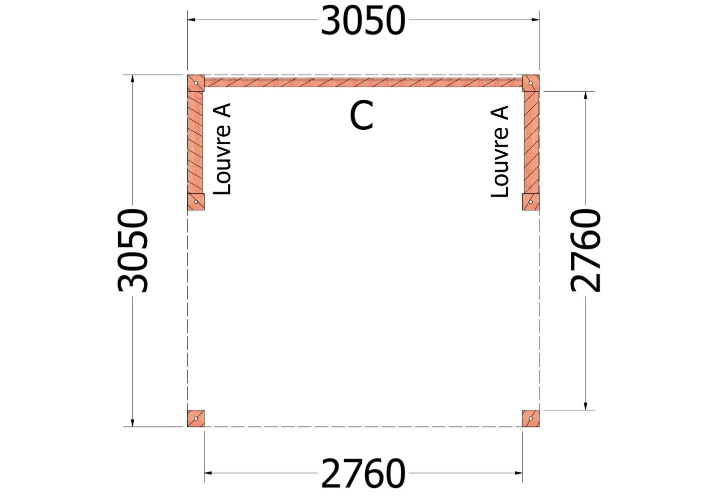 Trendhout Buitenverblijf Palermo 52.2001