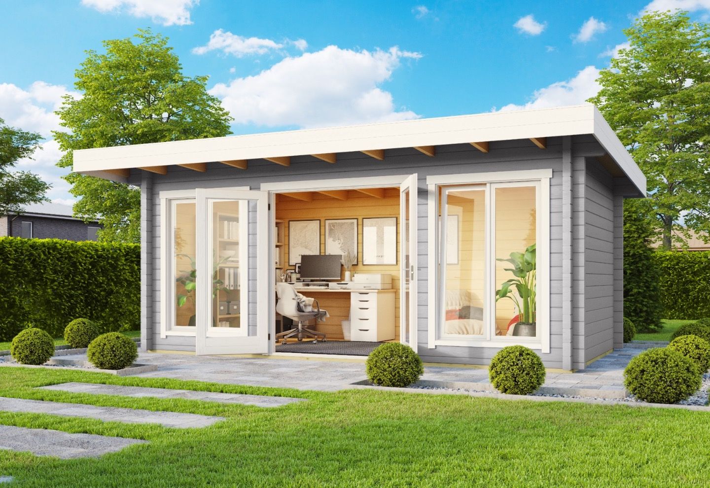 Lasita Maja Blokhut Dorset 73 Lightgrey