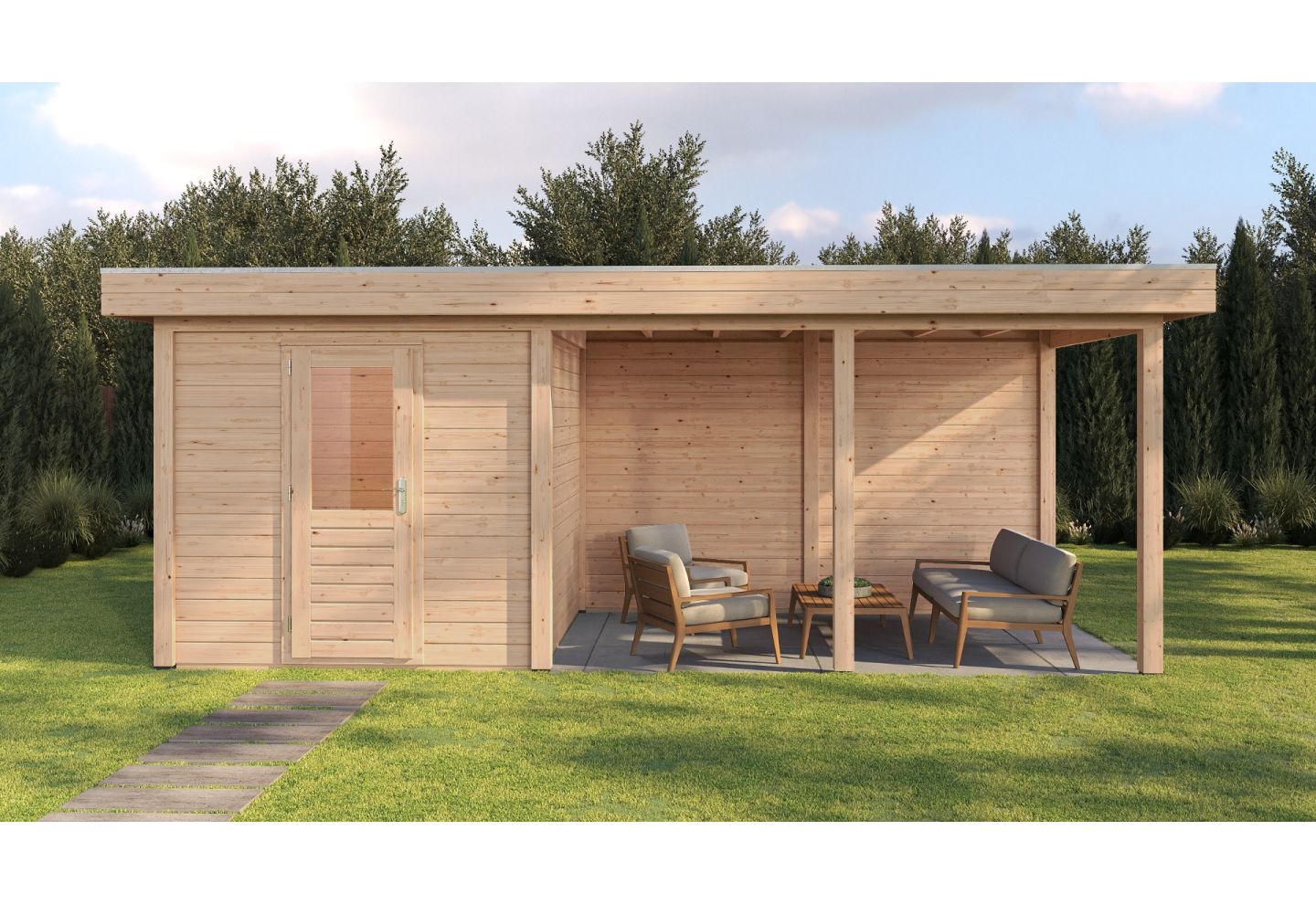 Lugarde Select Modern Tuinhuis Dordrecht - Onbehandeld