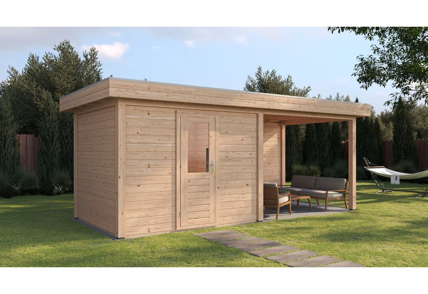 Lugarde Select Modern Tuinhuis Tilburg - Onbehandeld