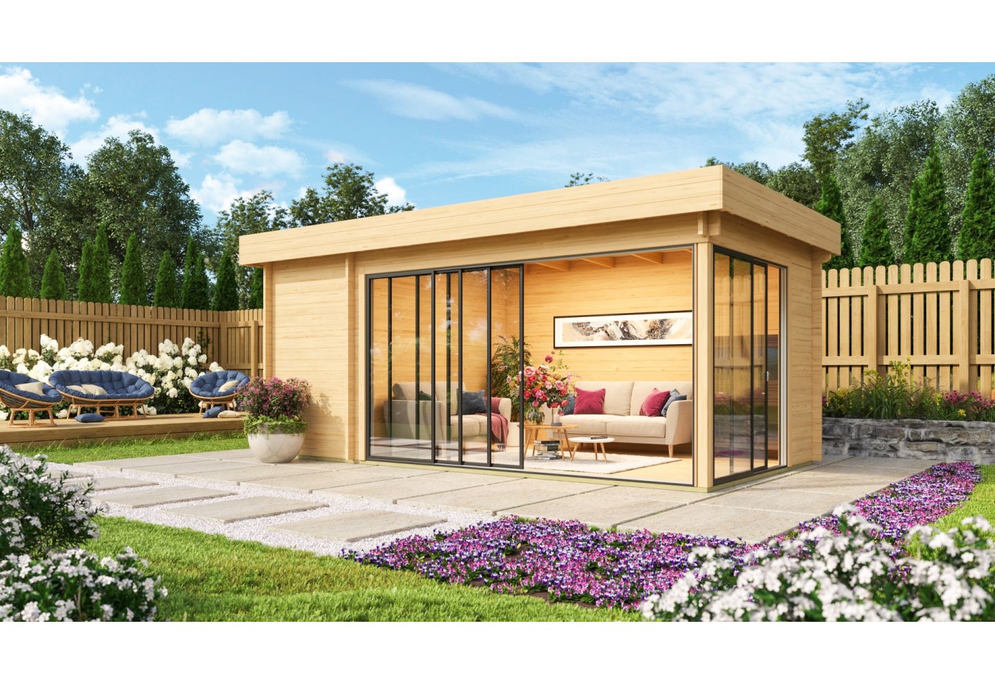 De Hoeve tuinhuis Alu Ospel 70 C