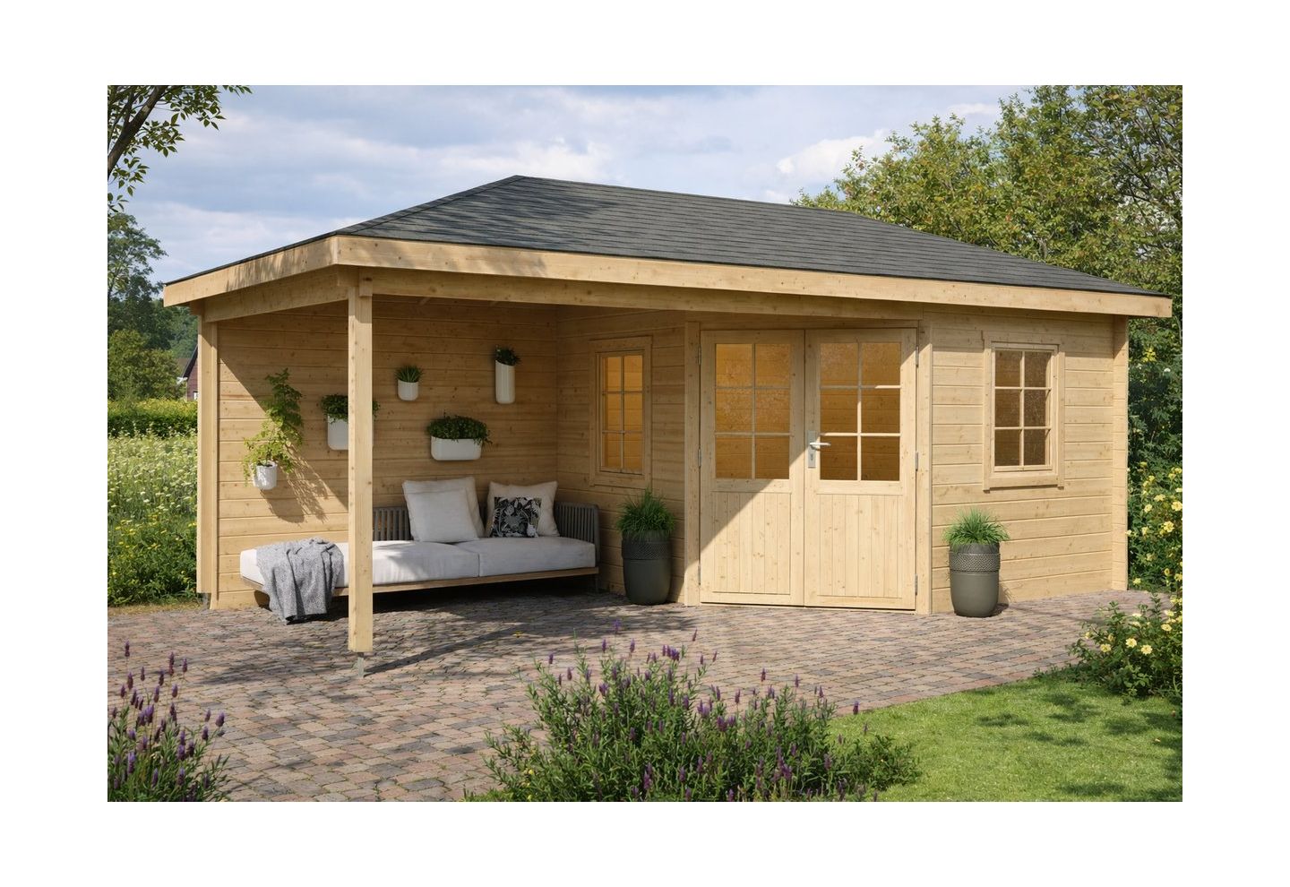 De Hoeve Blokhut Stolwijk 3C | 620x320cm 