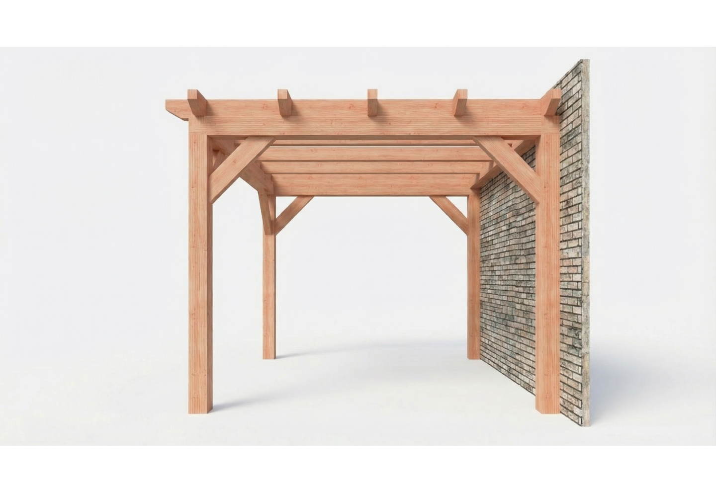 Aanbouwveranda constructie | pergola | 411x326cm