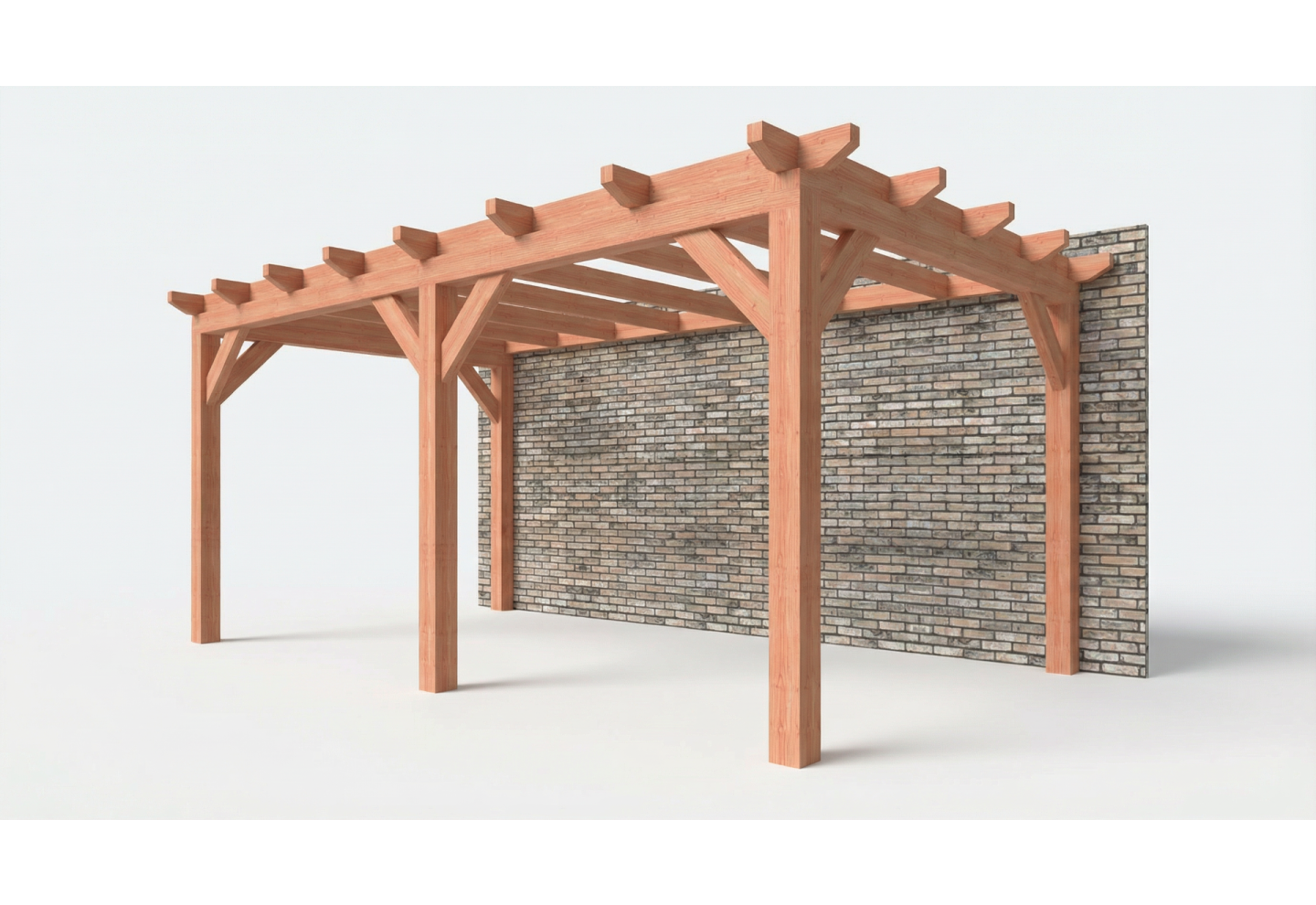 Aanbouwveranda constructie | pergola | 584x326cm