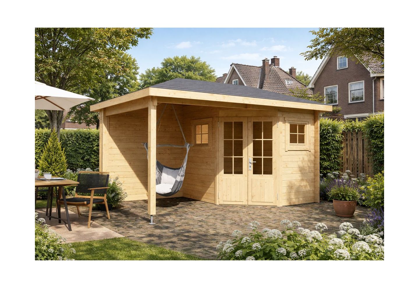 De Hoeve Blokhut Stolwijk 1B | 380x200cm