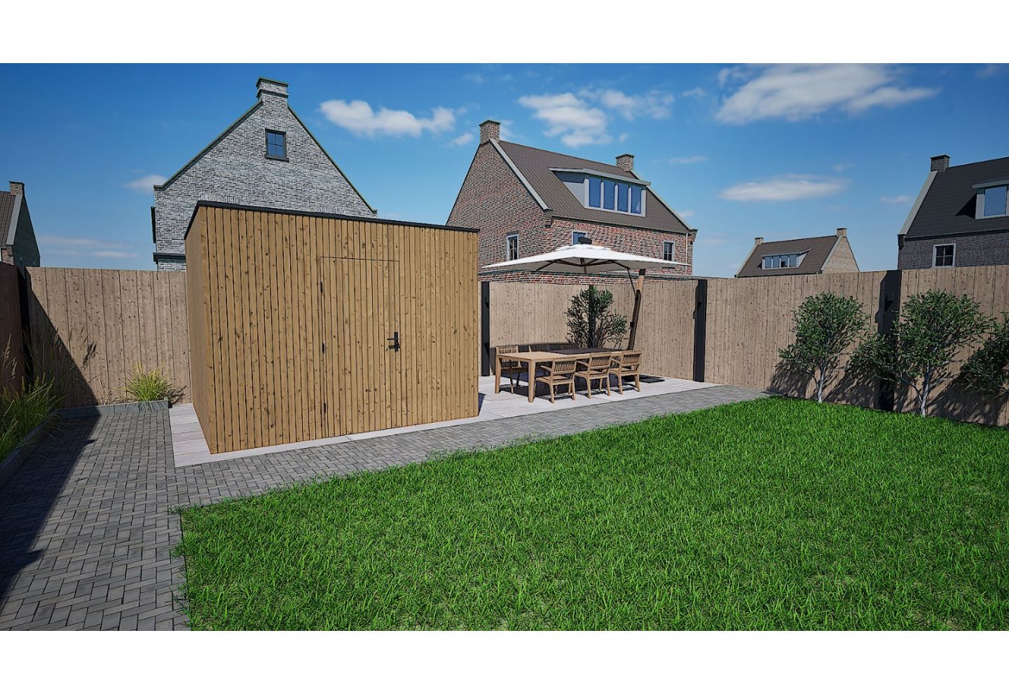 De Hoeve Tuinhuis Appenzell 300x300cm