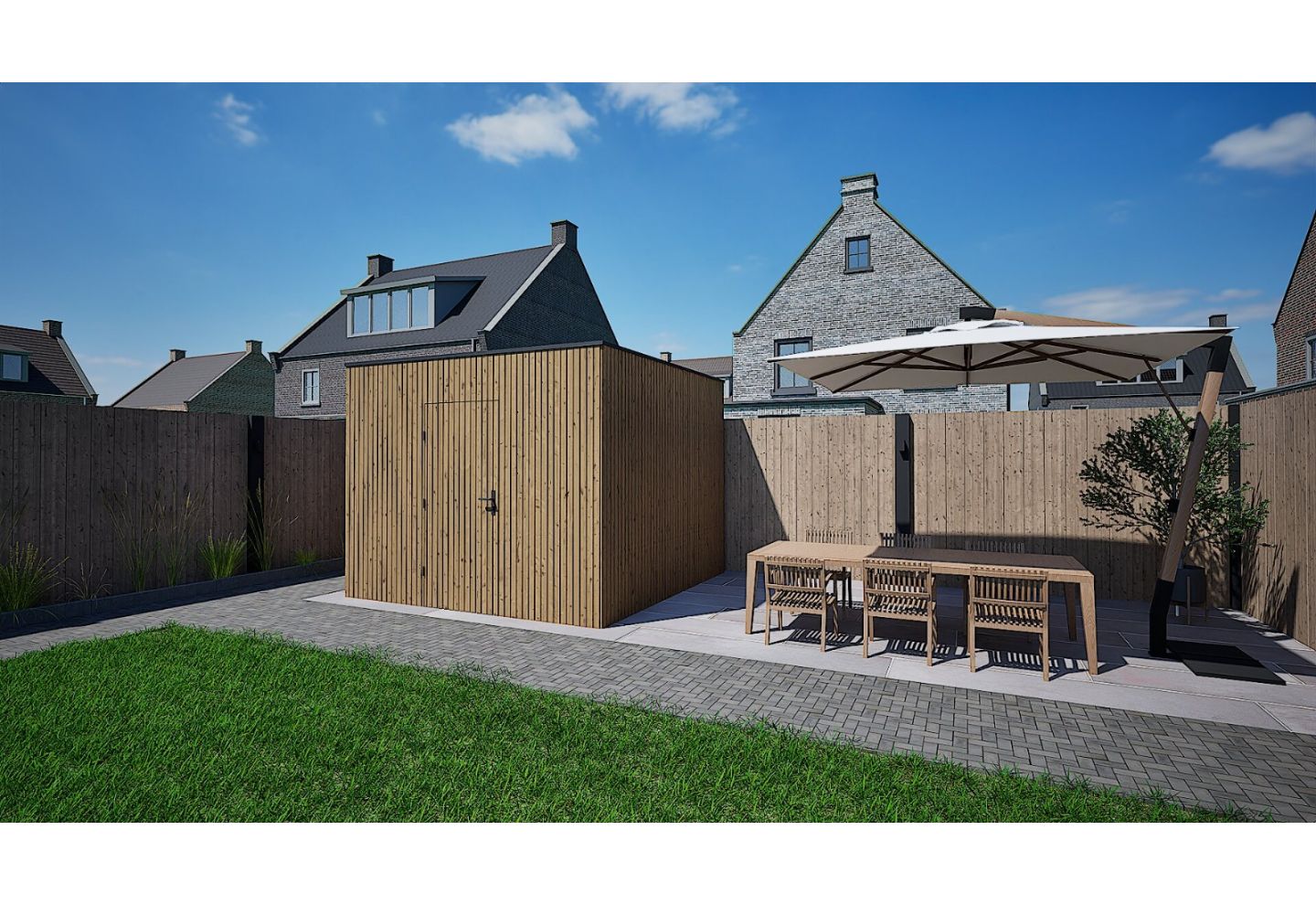 De Hoeve Tuinhuis Appenzell 300x300cm
